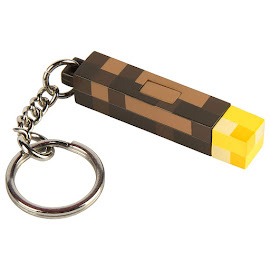 Minecraft Light-Up Torch Key Chain Jinx Item