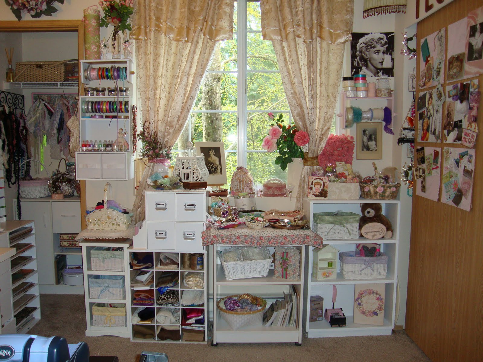 ShabbyChicJCouture : My Little Piece of Heaven - Shabby Chic Craft Room