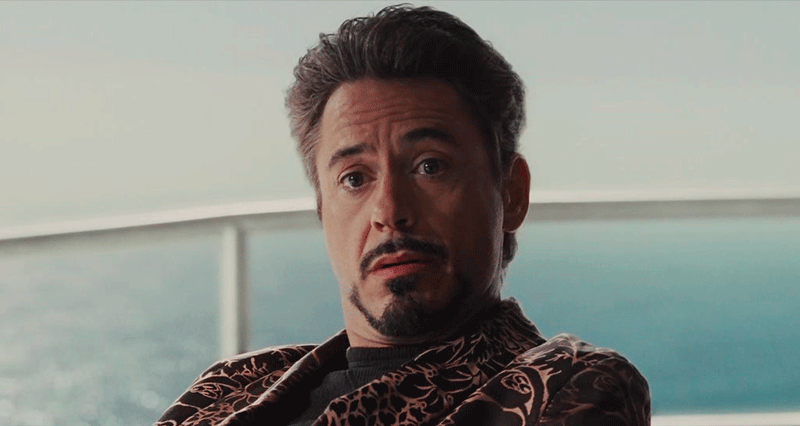 gif animado de Tony Stark
