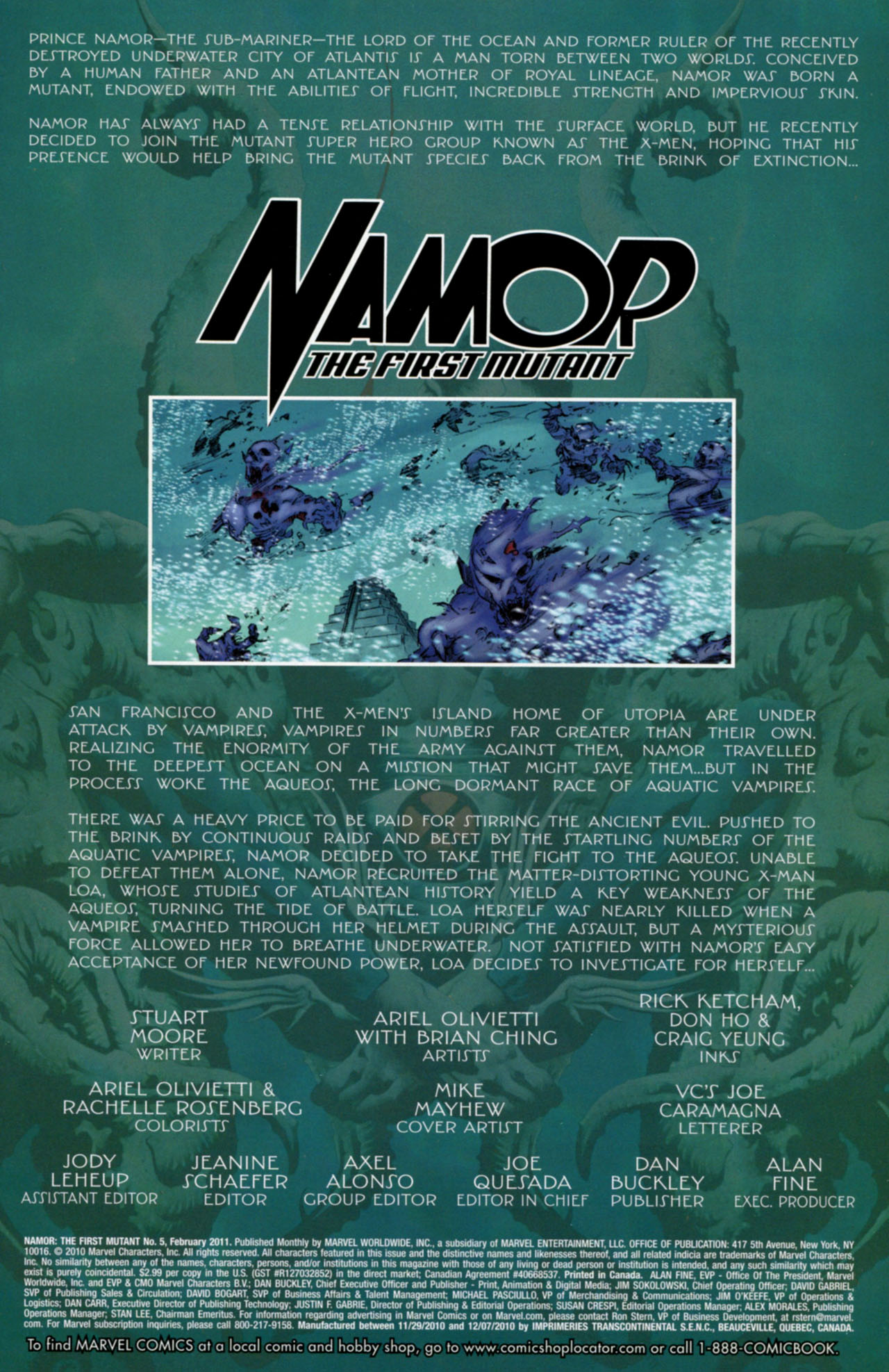 Read online Namor: The First Mutant comic -  Issue #5 - 2