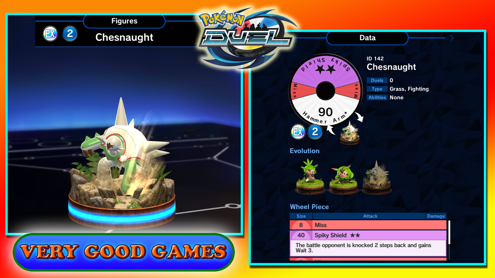 Chesnaught - Pokemon for Grass Gym Cup in Pokemon Duel