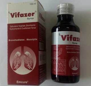 Thuốc ho Vifazer syrup điều trị ho có đờm