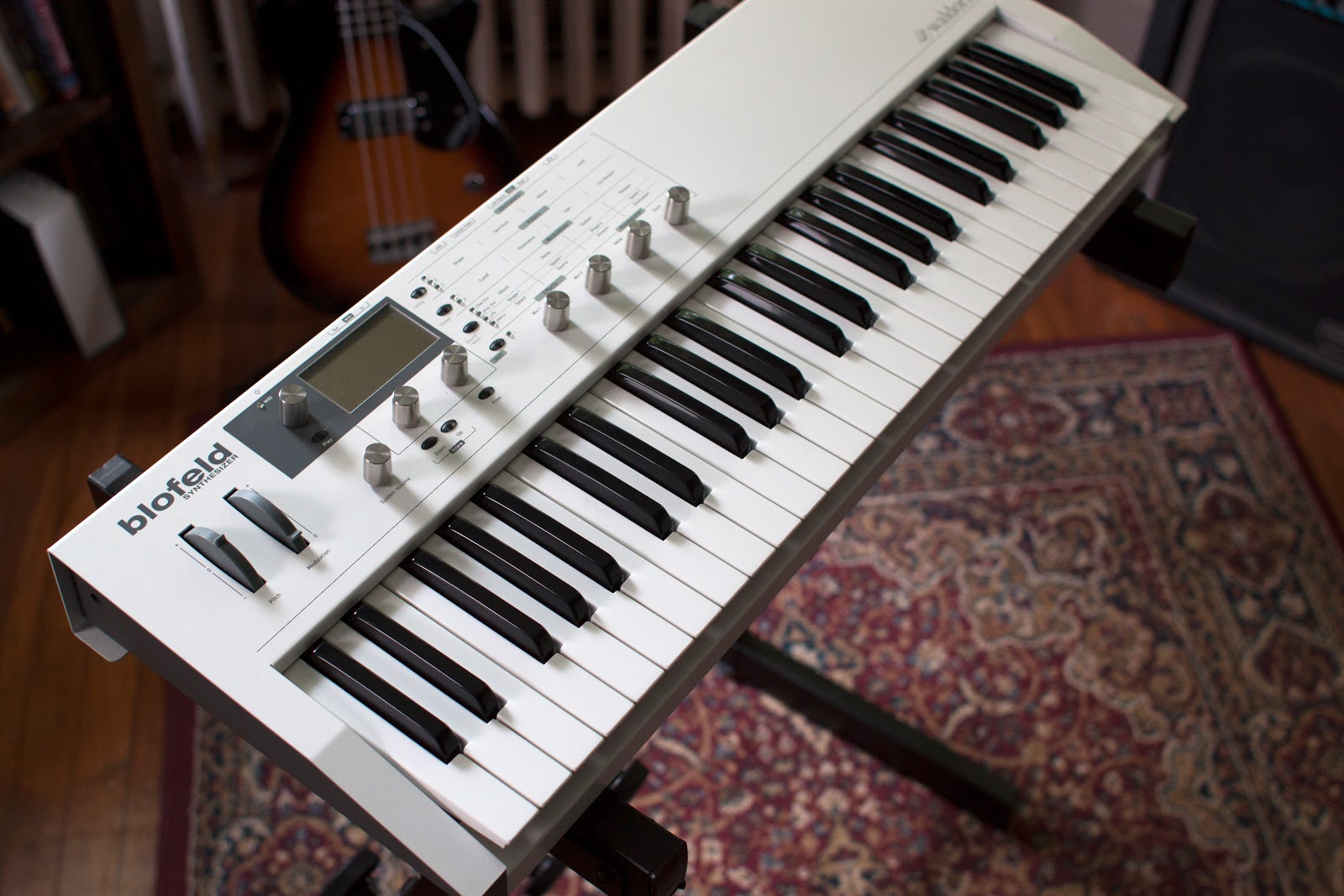MATRIXSYNTH: Waldorf Blofeld Keyboard (White, SN# 9150080231)