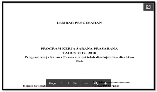 Download Program Kerja Bidang Sarana Prasarana Terbaru Ops Garut