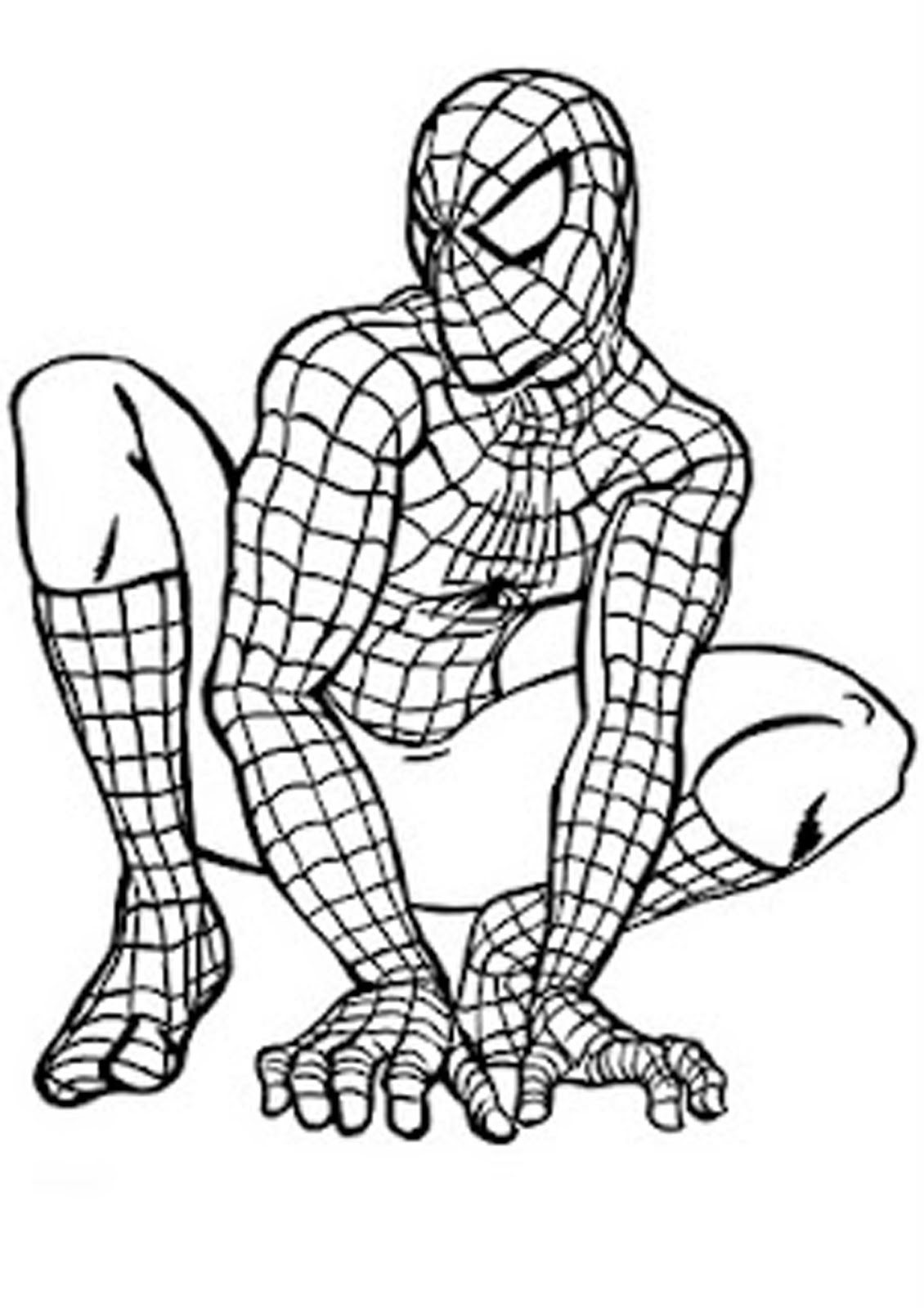 Coloring Page World: Spiderman