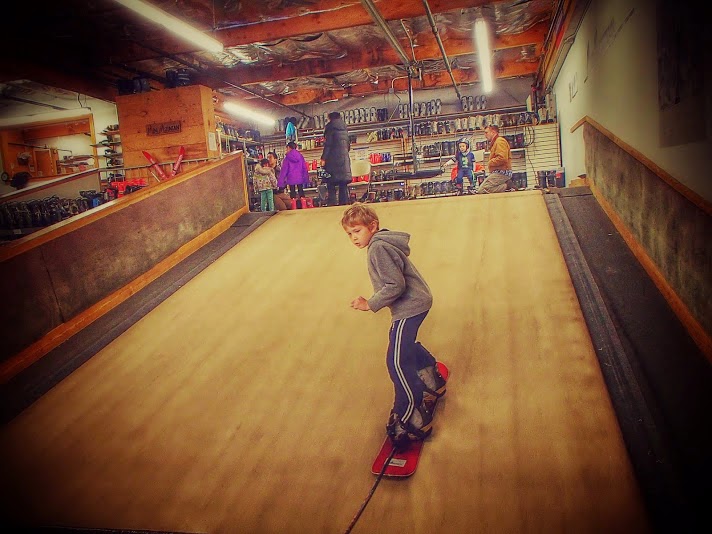 ExtraHyperActive Indoor Snowboarding...No Snow Required