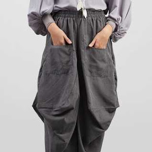 Celana Kulot Unique Rampel In Black Misty