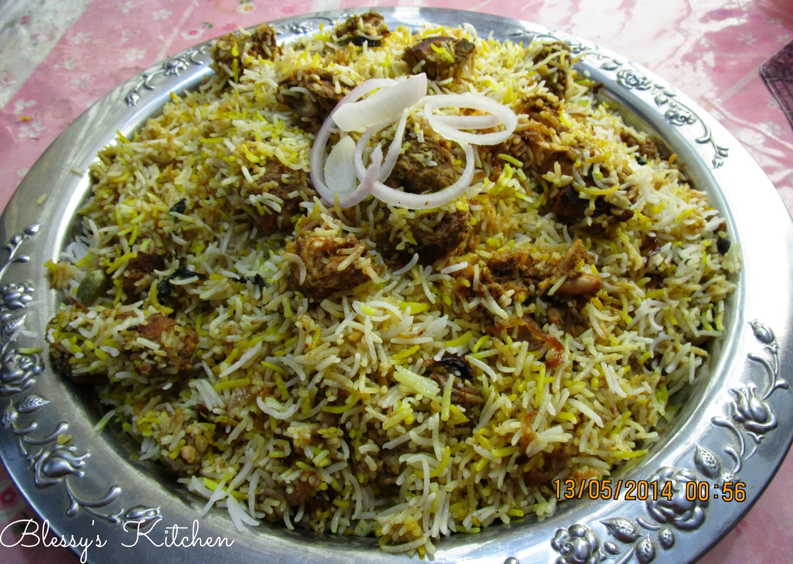 Blessy's Kitchen Chicken Biryani (Kacchi Biryani Style)