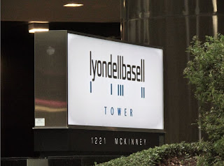 LyondellBasell Tower (signage)