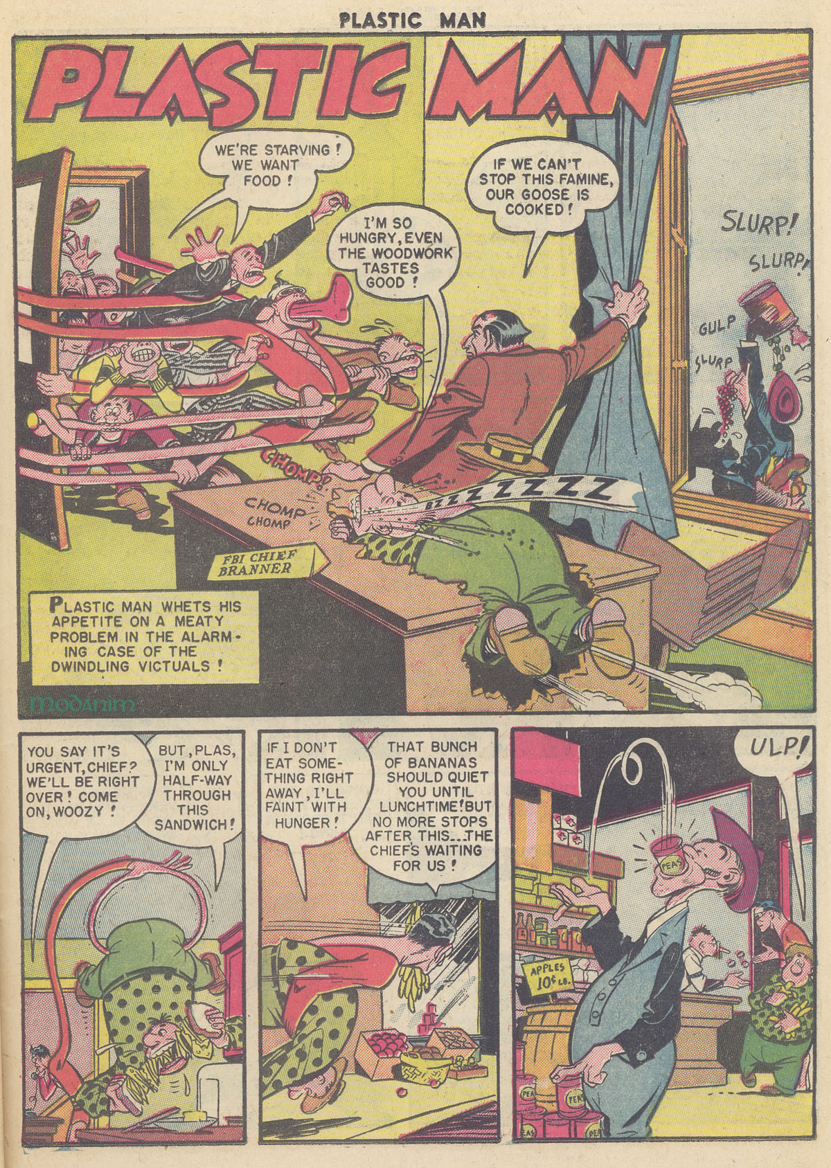 Read online Plastic Man (1943) comic -  Issue #24 - 27