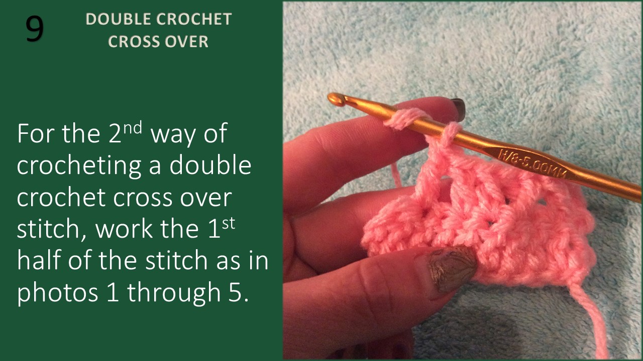 Hook and Yarns by EveryDayWomanCrochet Learn the Double Crochet Cross