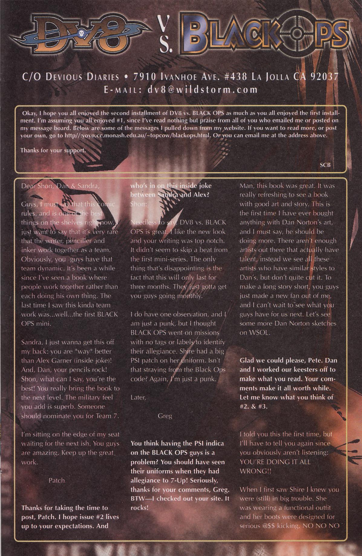 Read online DV8 vs. Black Ops comic -  Issue #2 - 30