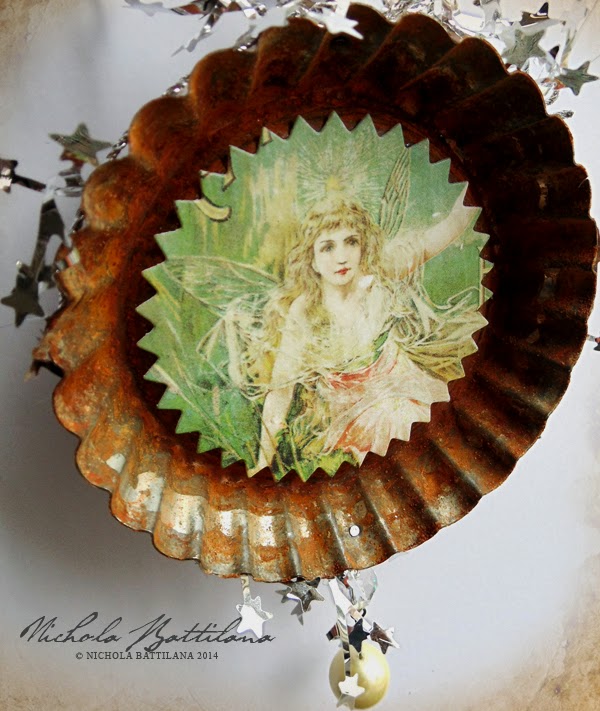 Altered tart tin - Nichola Battilana of Pixie Hill