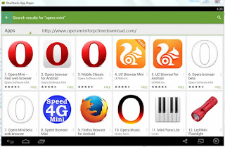 Open Opera Mini Application
