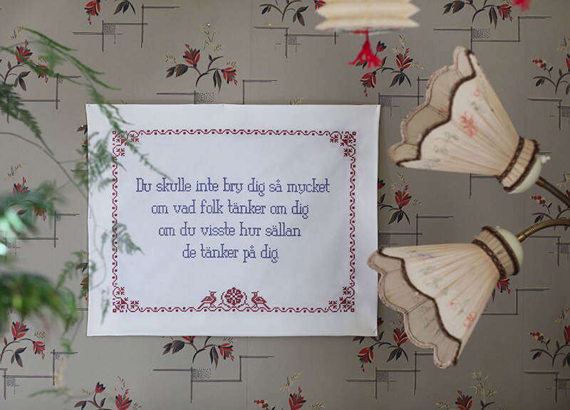 Embroidery - one step closer to mindfulness