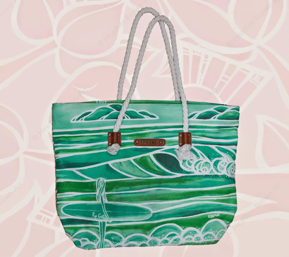 Surf Beach Bag Ekta Bags Heather Brown X Rip Curl Spring 2017 Surf Trip Beach Bag