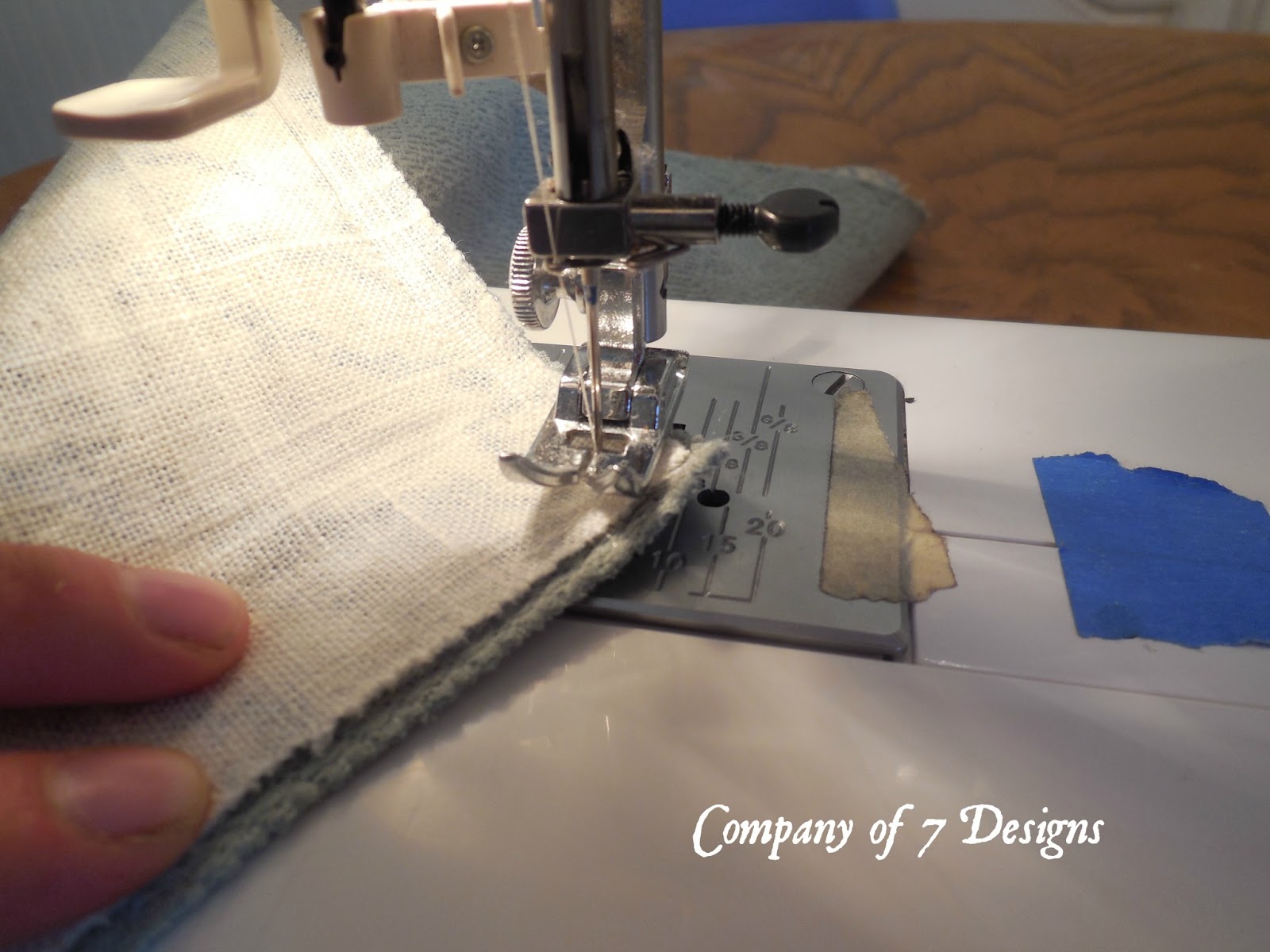 Company of 7 Designs Easy NO ZIPPER Slipcover Pillows Tutorial