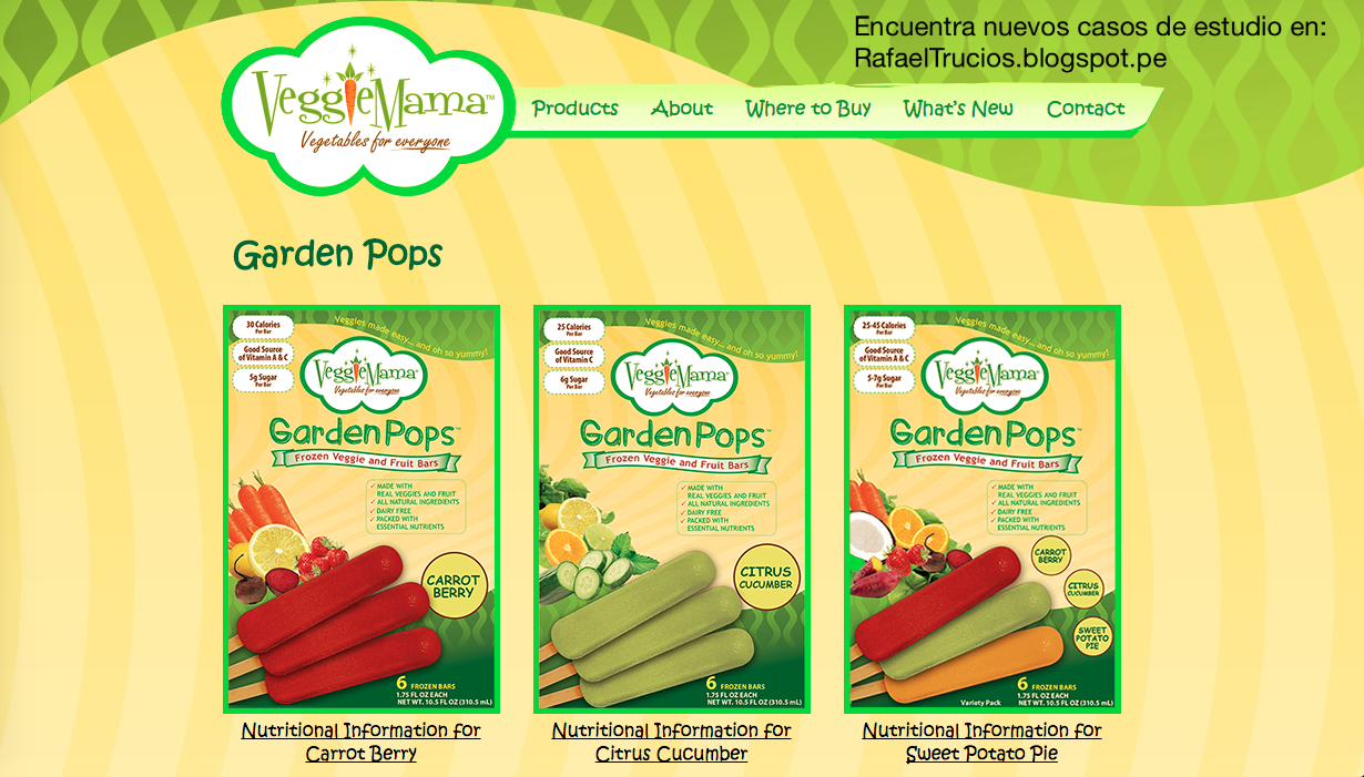 El Blog De Raffo Trucios Caso De Estudio Veggie Mama Comida