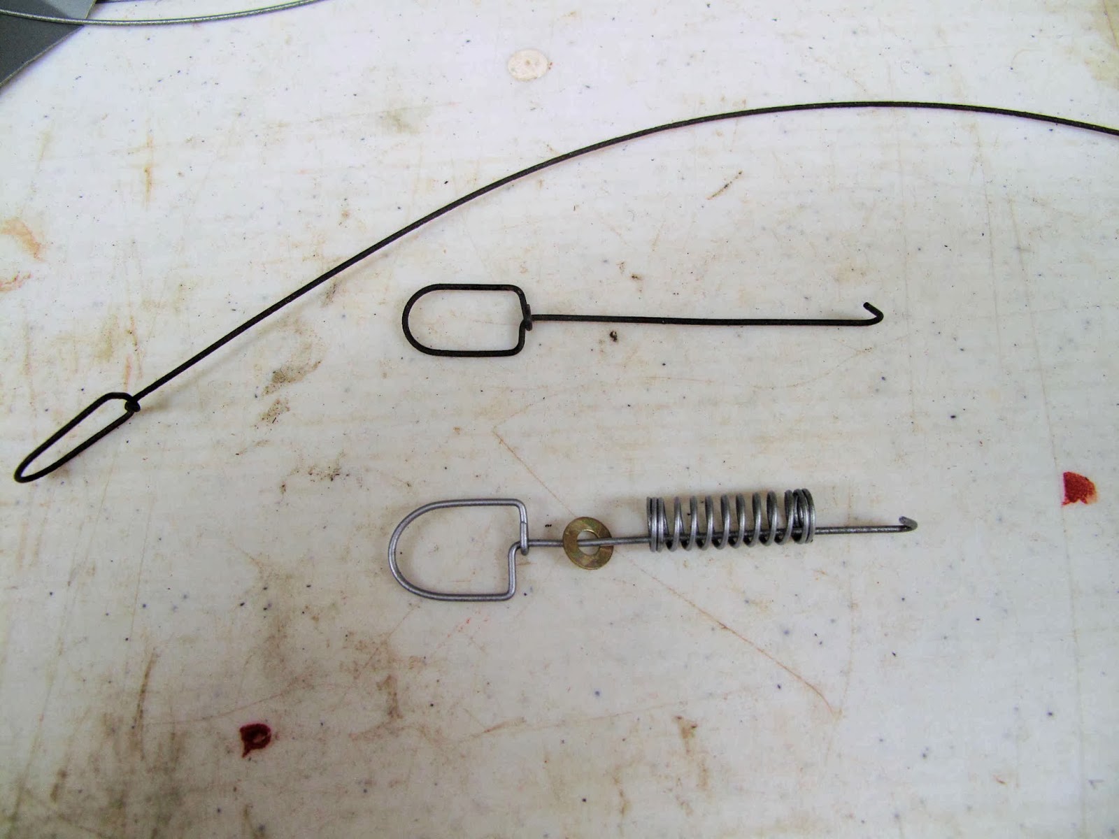 Cessna 140 Rebirth: Baffle Spring Fastener - Wires