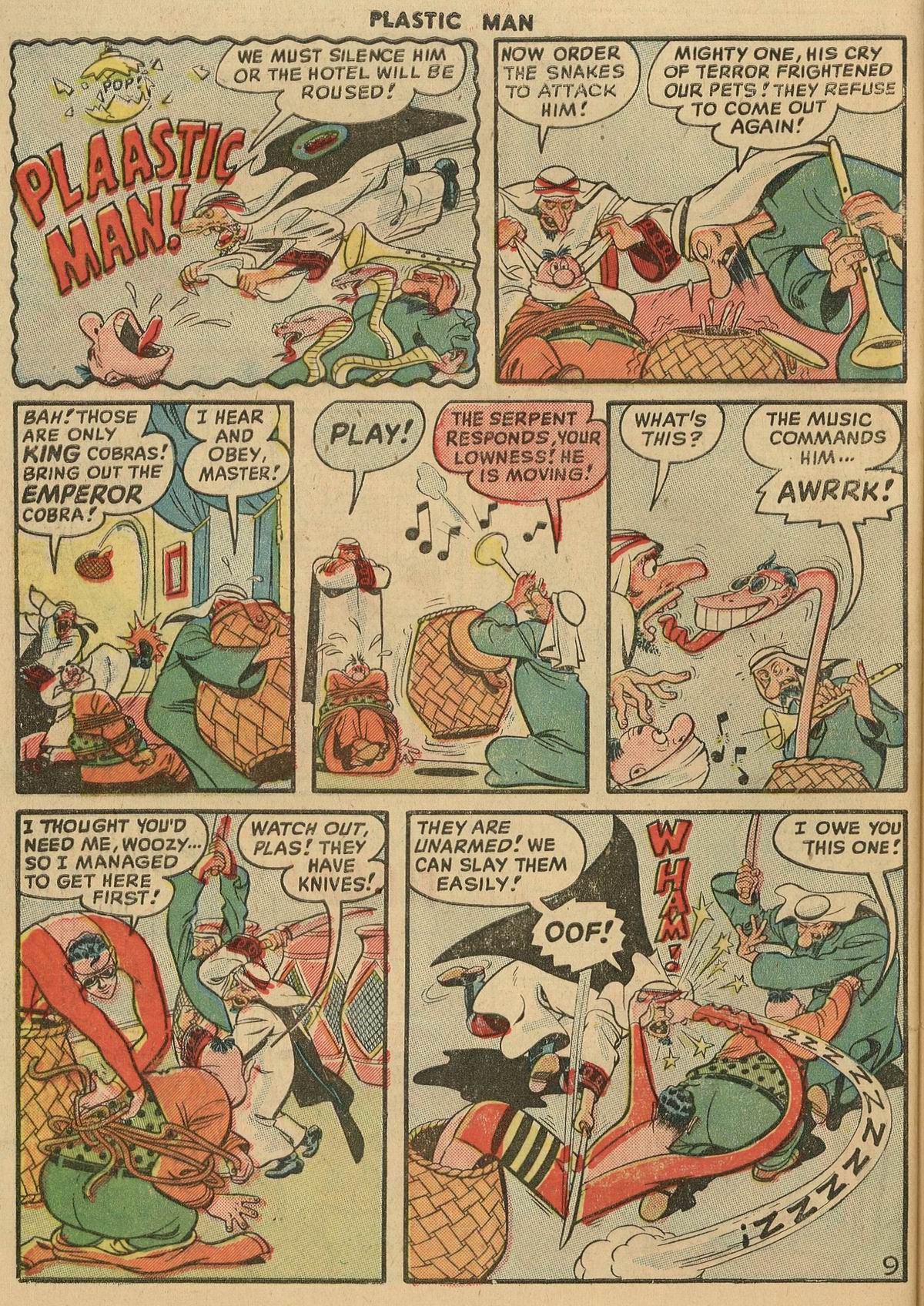 Read online Plastic Man (1943) comic -  Issue #16 - 45