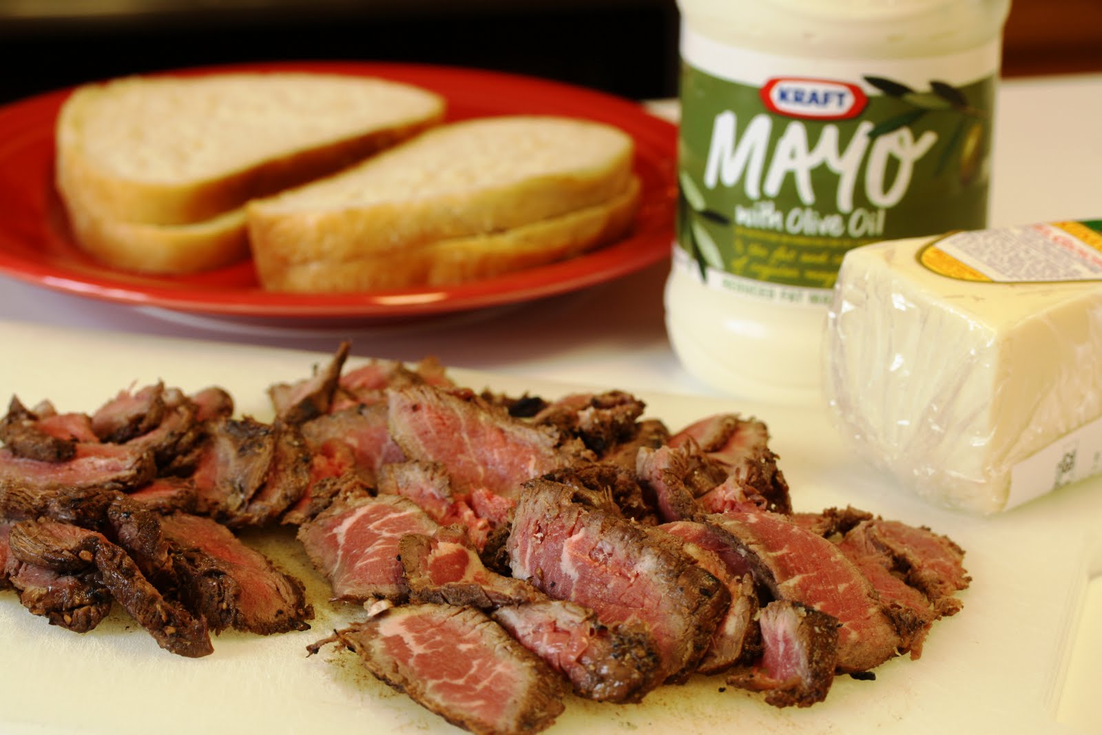 Cheese Steak Panini Saving Room for Dessert