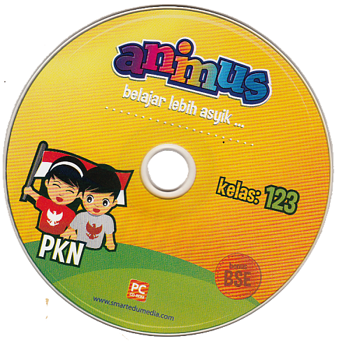 TOKO BUKU RAHMA: CD ANIMUS PKN KELAS 1, 2, 3 SD/ MI