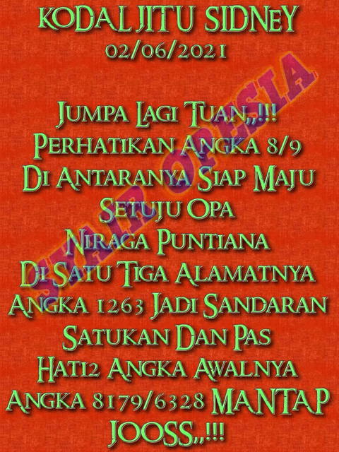 Syair Sdy Hari Ini Rabu 2 Juni 2021 Opesia Official Syair Sdy Hari Ini Rabu 2 Juni 2021 Opesia Official