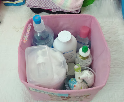 Checklist bersalin perlukan raga toiletries baby