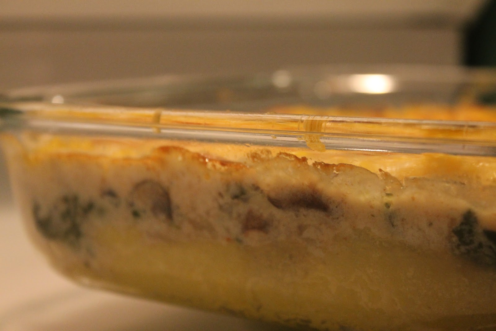 Indulge Inspire Imbibe Baked Polenta w Tarragon Bechamel