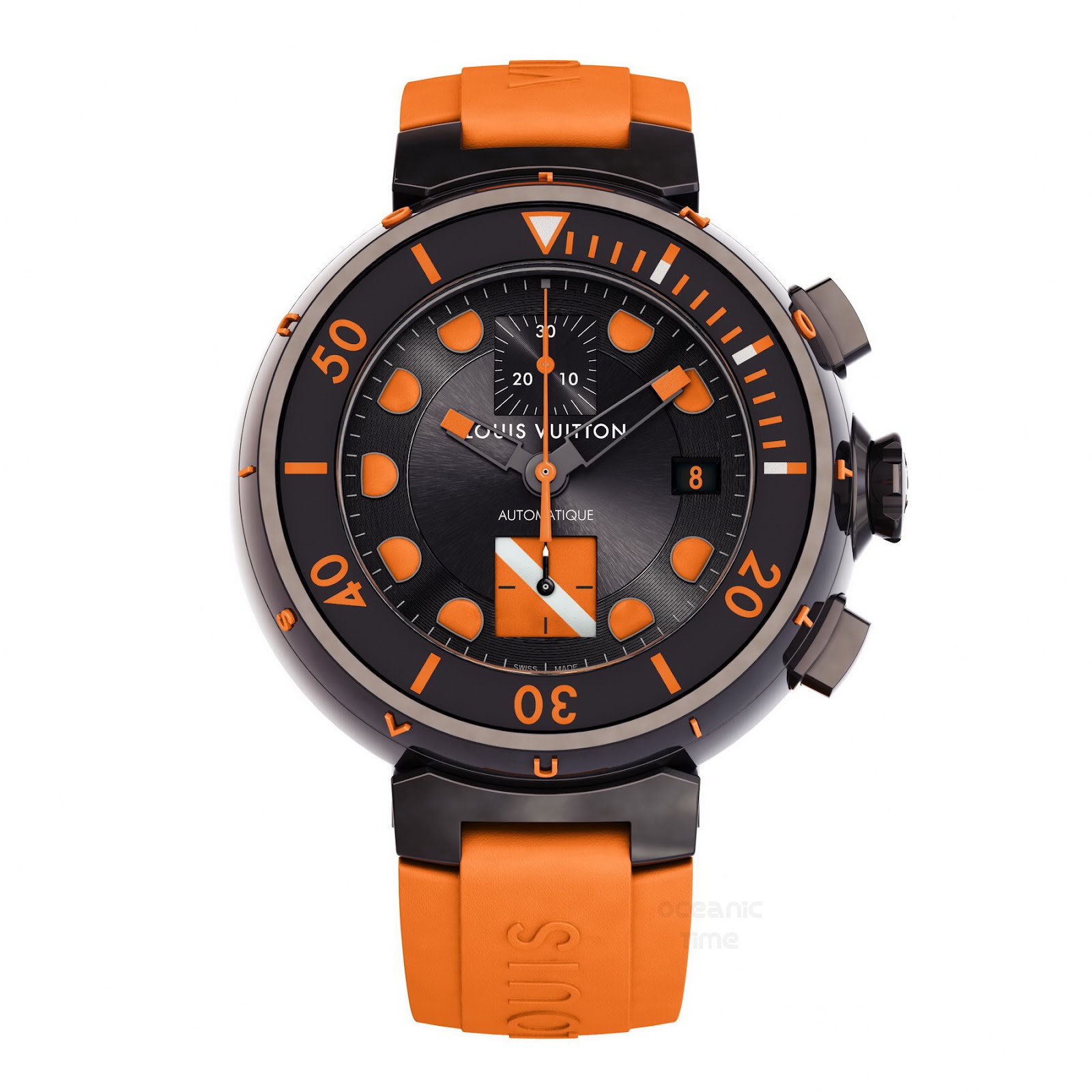 OceanicTime: LOUIS VUITTON Tambour Diver Chronograph for ONLY WATCH 2011