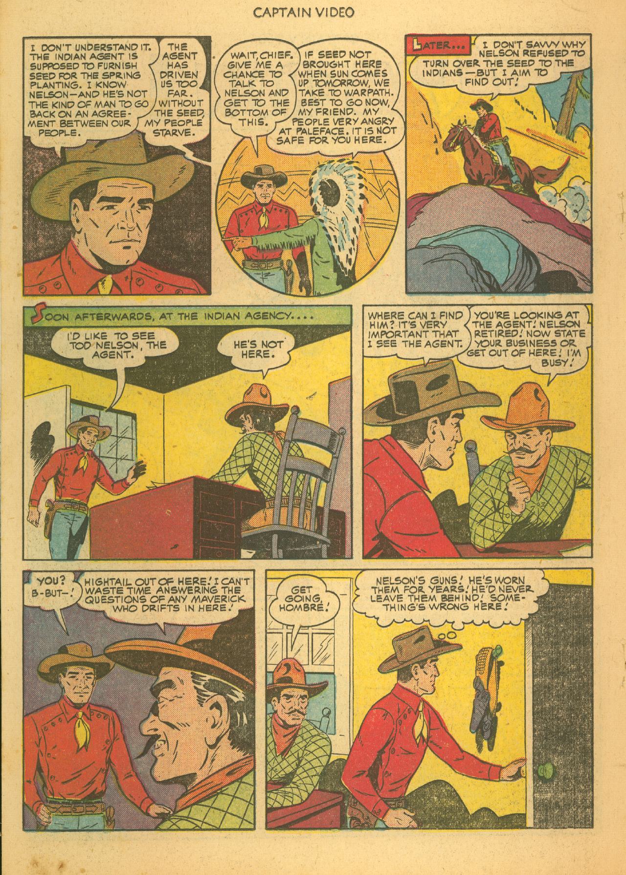 Read online Captain Video comic -  Issue # 006 (1951) 36pg c2c Fawcet (JVJ-Geo) - 18