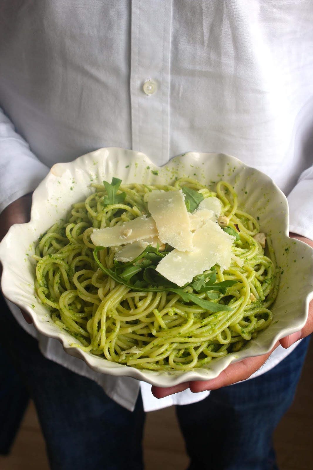 Massa com Pesto de Rúcula e Caju (Receita também em vídeo)