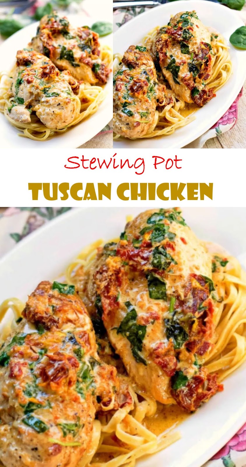 373 Reviews: THE BEST EVER #Recipes >> Stewing pot Tuscan Chicken - # ...