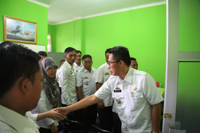 Lagi, Zaiful Lakukan Sidak ke Beberapa OPD di Lingkungan Pemkab Lampung Timur