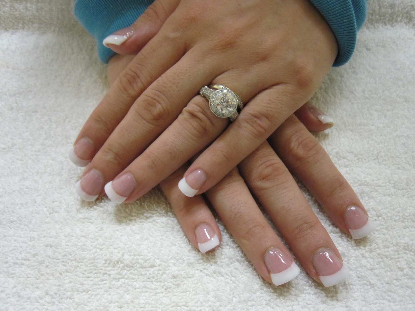 Pink and White Tip Nails  Nailartdesignsidea.info via