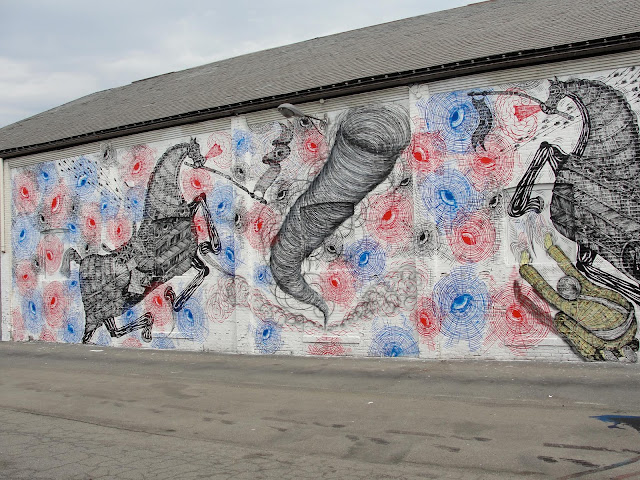 Street Art By Andrew Schoultz For RVA Urban Art Festival In Richmond, USA. 2