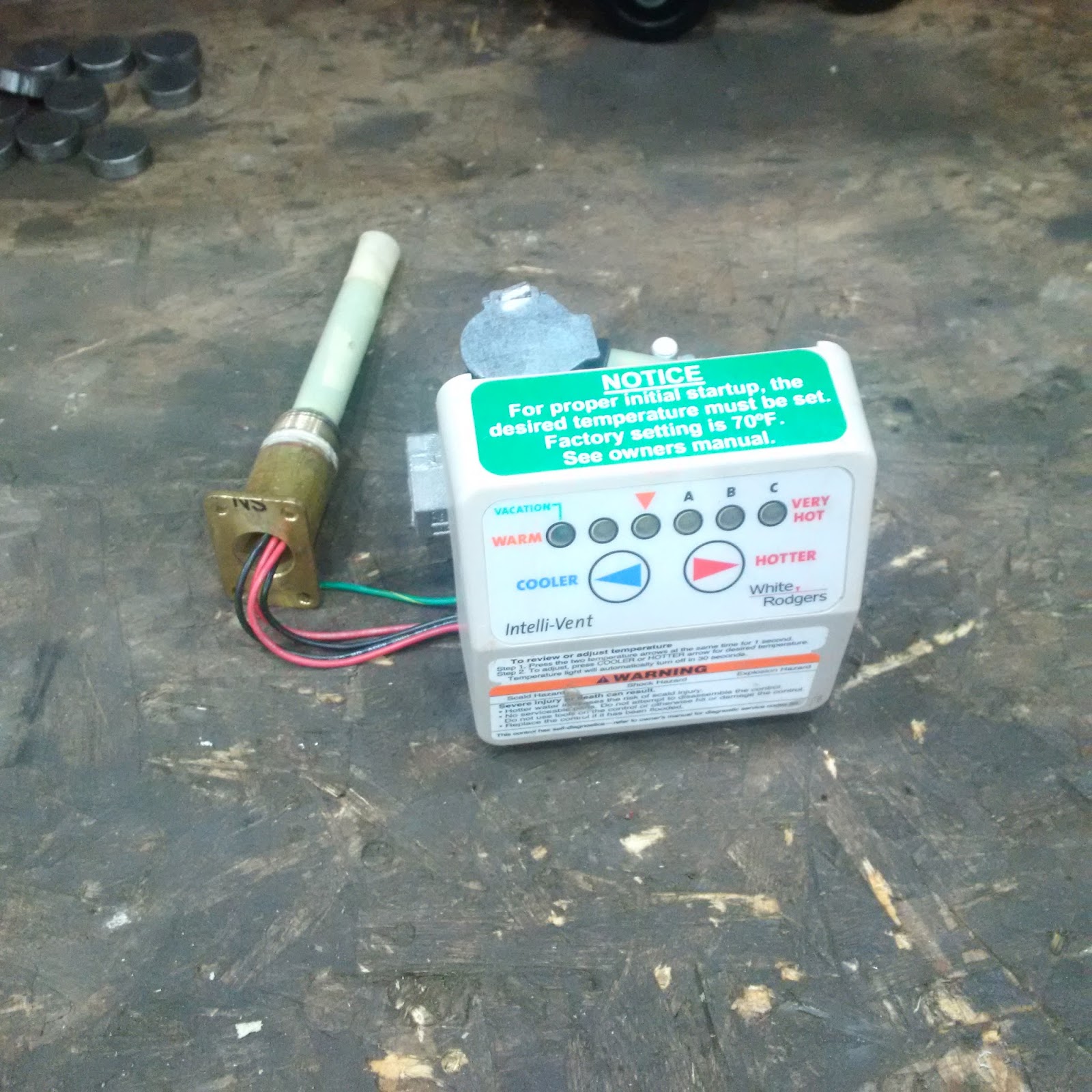 Another Day Another Project Temporary Fix for Leaking Hot Water Heater