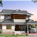 Kerala style villa architecture - 2200 sq.ft