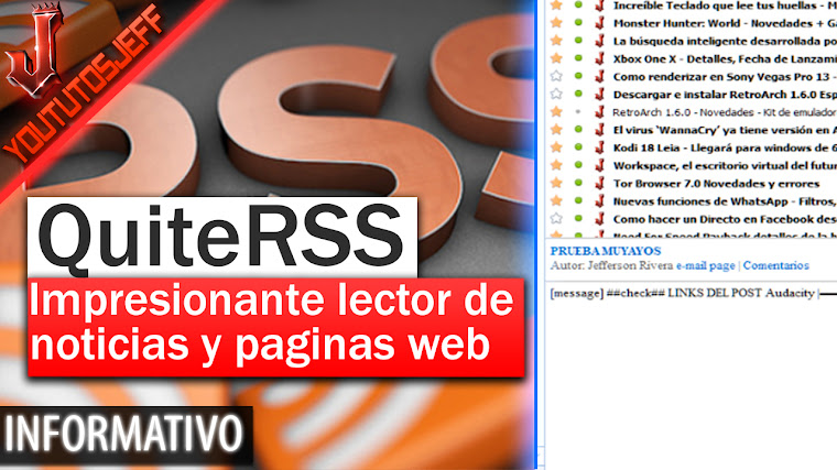 QuiteRSS - Impresionante lector de noticias de código abierto
