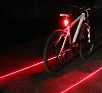 Bicycle Laser Safety Rear Tail Light Lamp