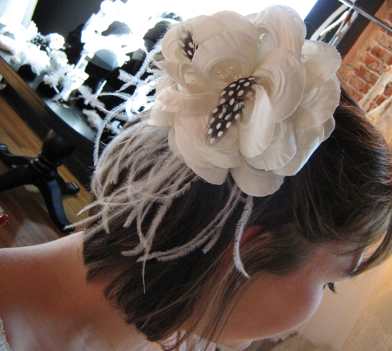 Kindred Style DIY Bridal Hair Flower with a Special Family Heirloom