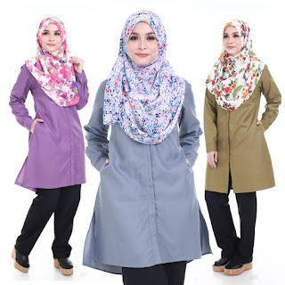 Blouse Plus size Muslimah Naura