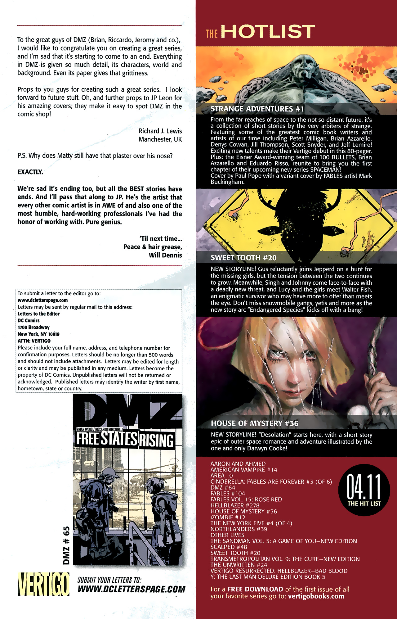 Read online DMZ (2006) comic -  Issue #64 - 22