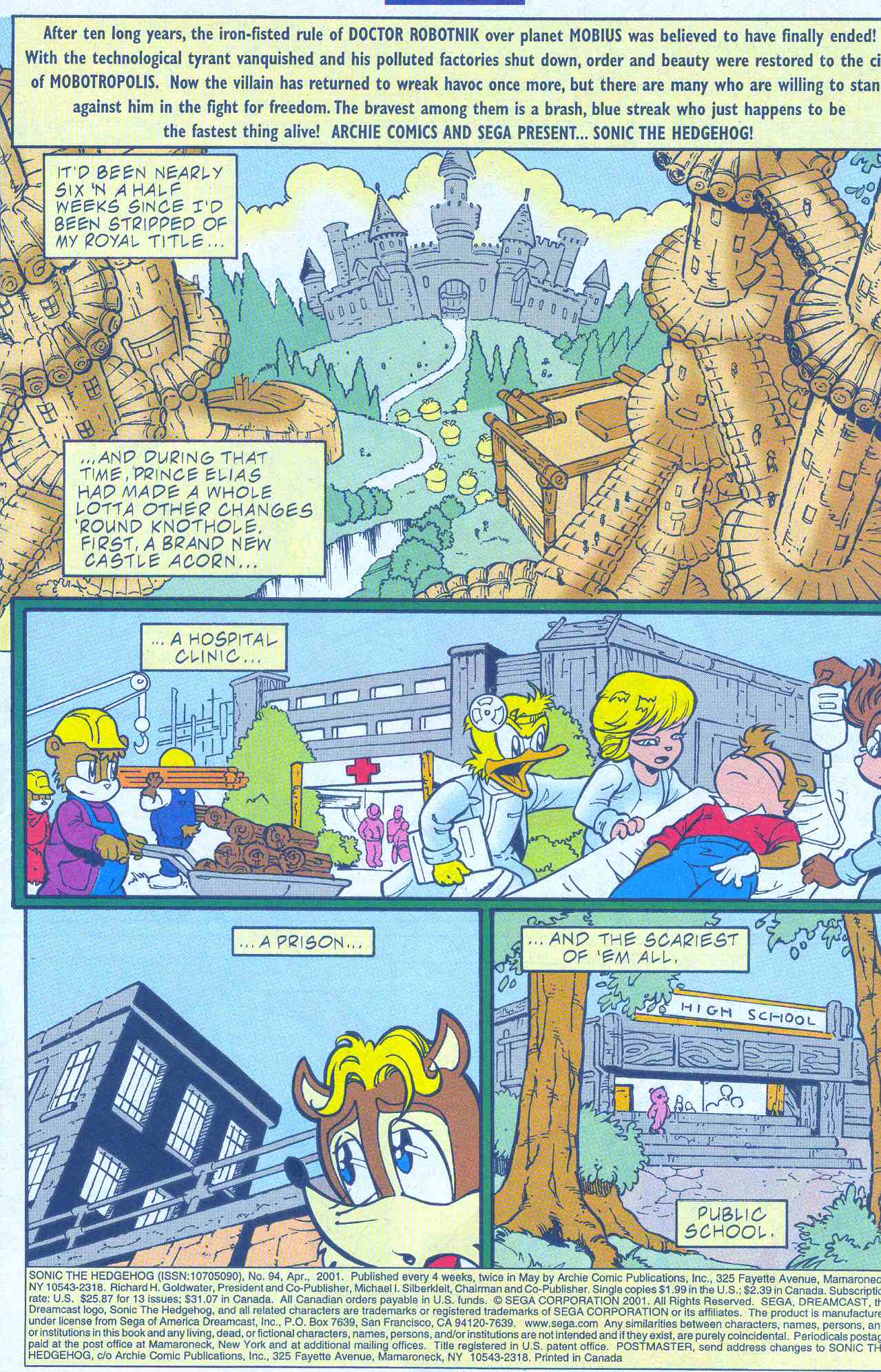 Read online Sonic The Hedgehog comic -  Issue #94 - 2