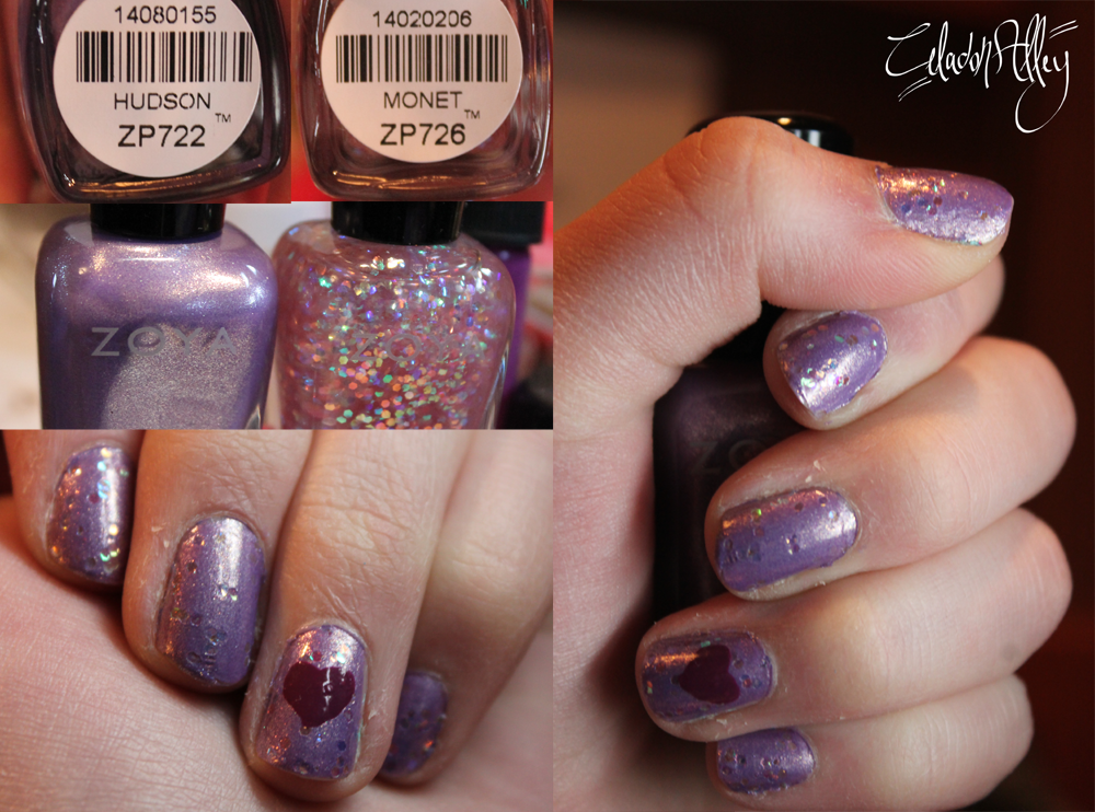 Celadon Alley Zoya Nail Look using Hudson and