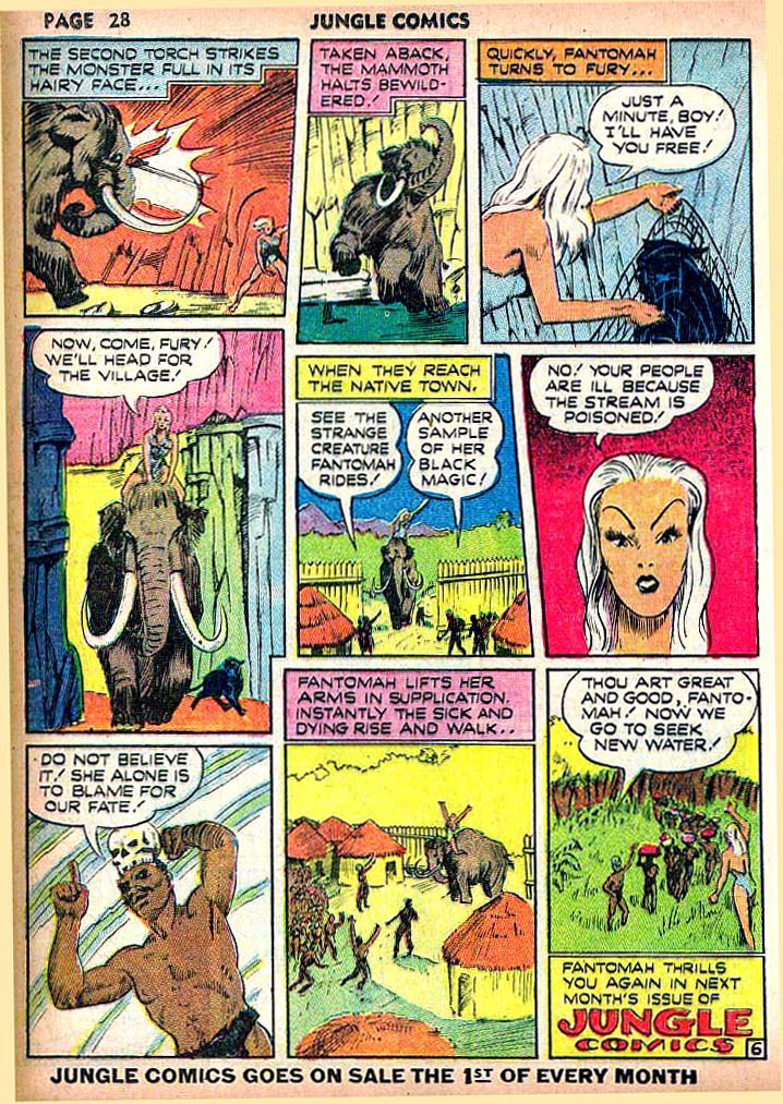 Read online Jungle Comics comic -  Issue #22 - 30