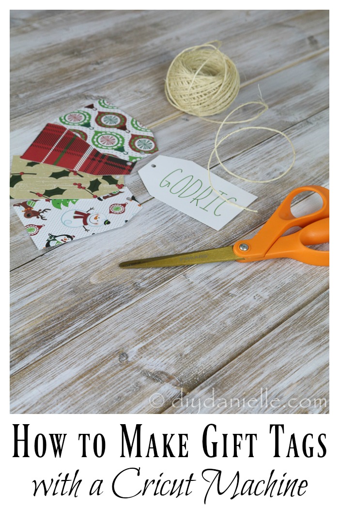 How to Make Christmas Gift Tags with a Cricut DIY Danielle