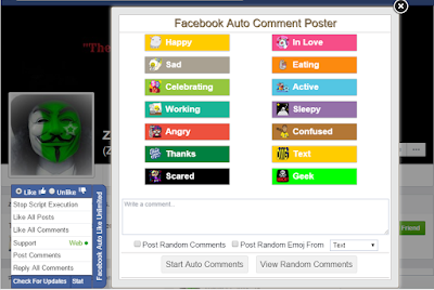 Facebook Auto Like Professional and  Unlimited 2016 v18.0 