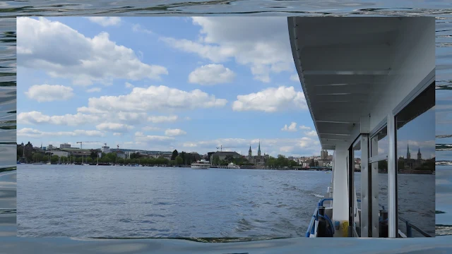 Crystal clear water of Zurich Lake