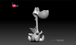 "Vapor" - Designer Toy & Character design & 3D model - ©Pierre Rouzier